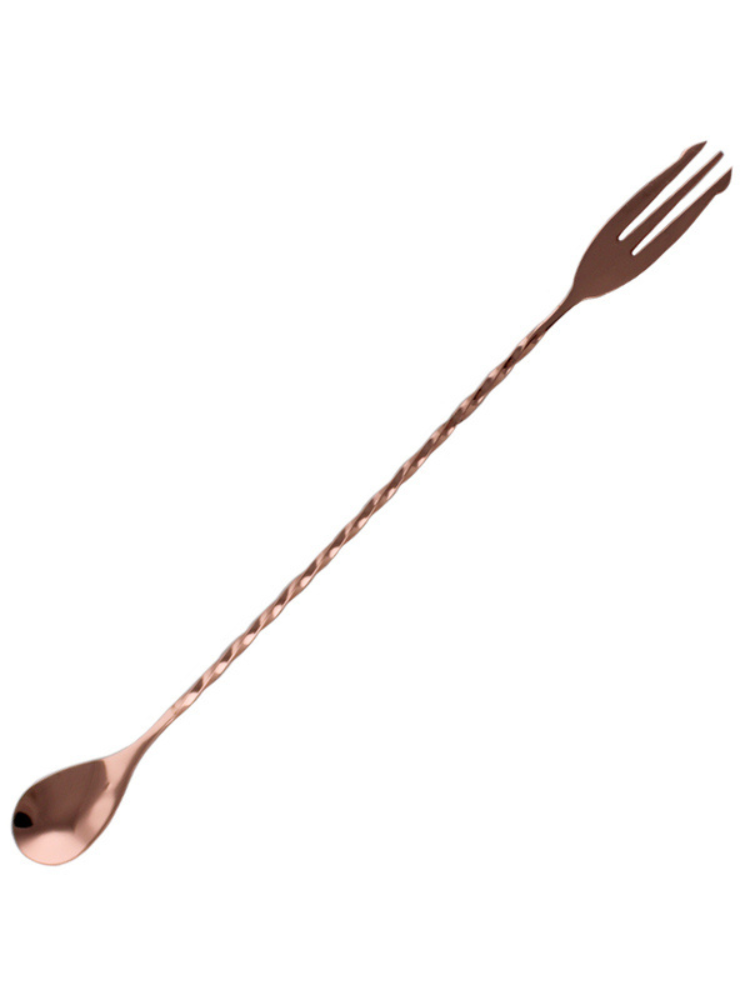 Trident Bar Spoon in Copper
