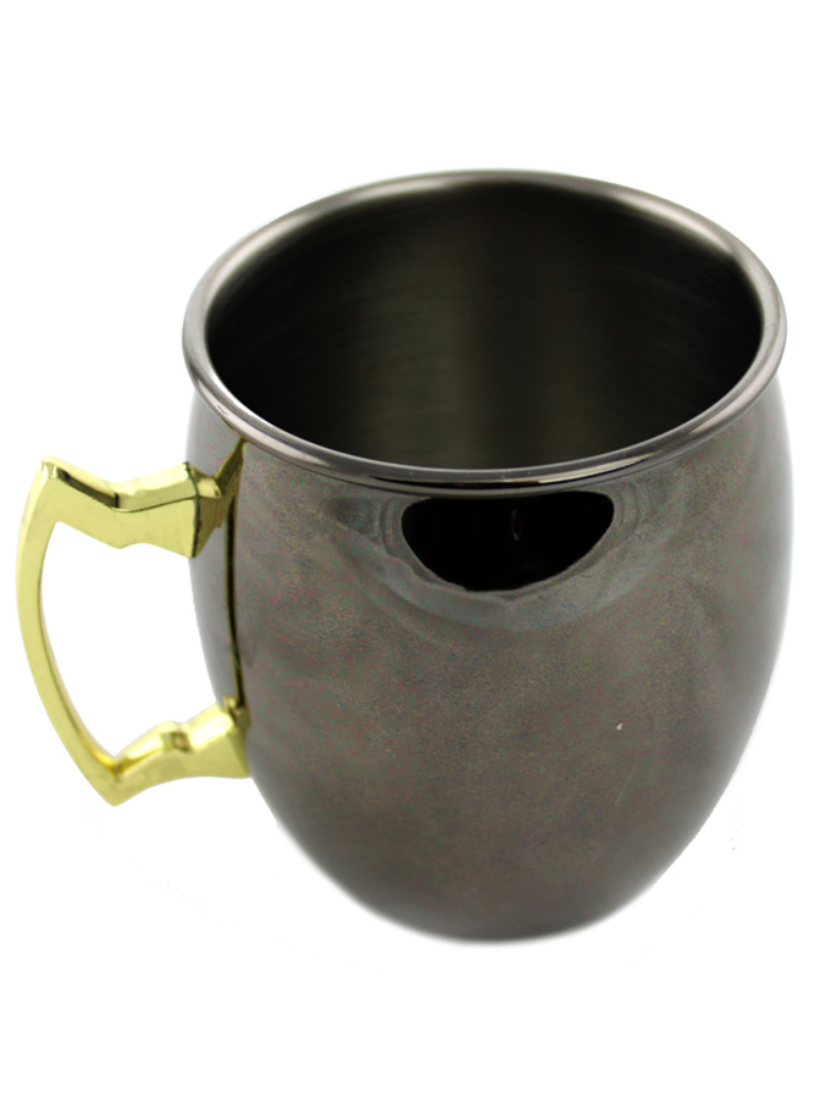 Moscow Mule Black Chrome Mug | Barware | NZ