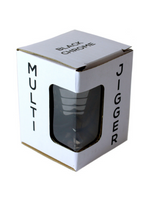 Black Chrome Multi Level Jigger | NZ Barware