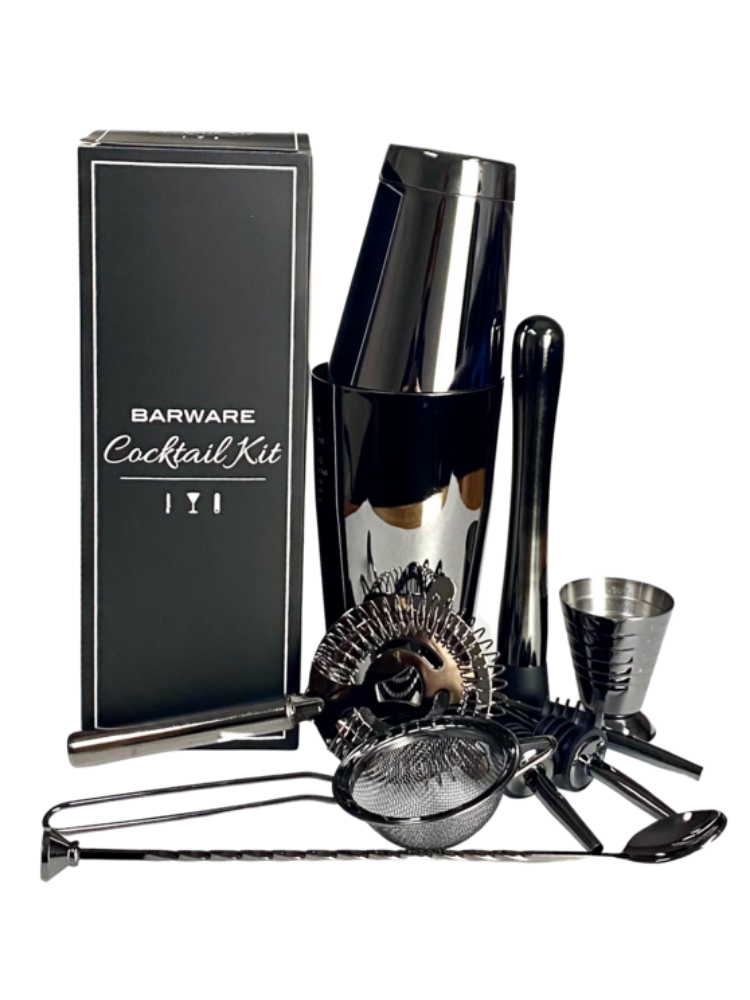 Best Barware Set Complete Black Chrome Barware Set | Gift Ideas | Bar Tools | NZ ...